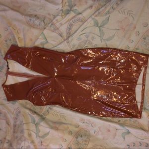 Latex Short Dress from Fashion Nova